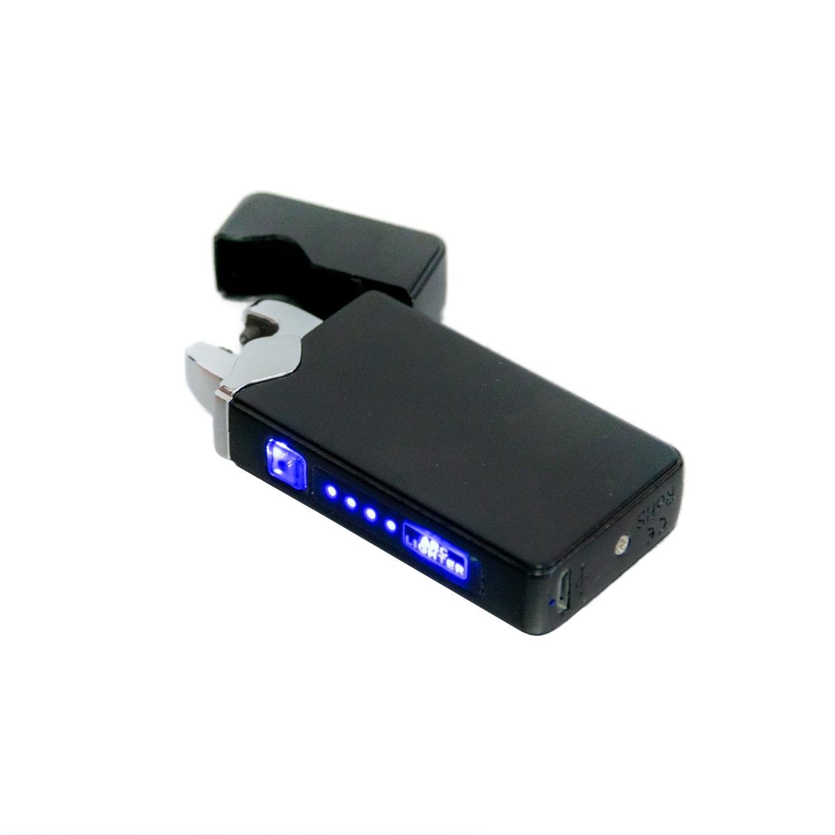 Запальничка імпульсна Lighter Classic USB 315 Чорний (1010363-Black) - фото 6