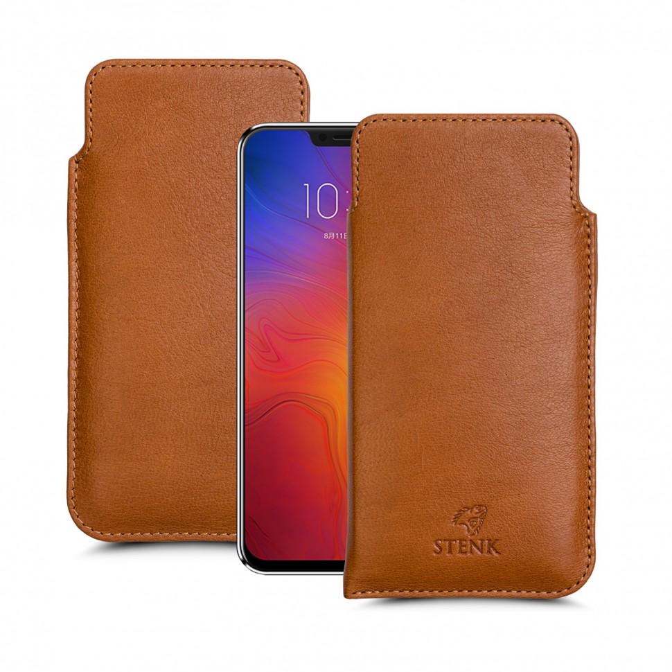 Футляр Stenk Elegance для Lenovo Z5 Camel (62420)