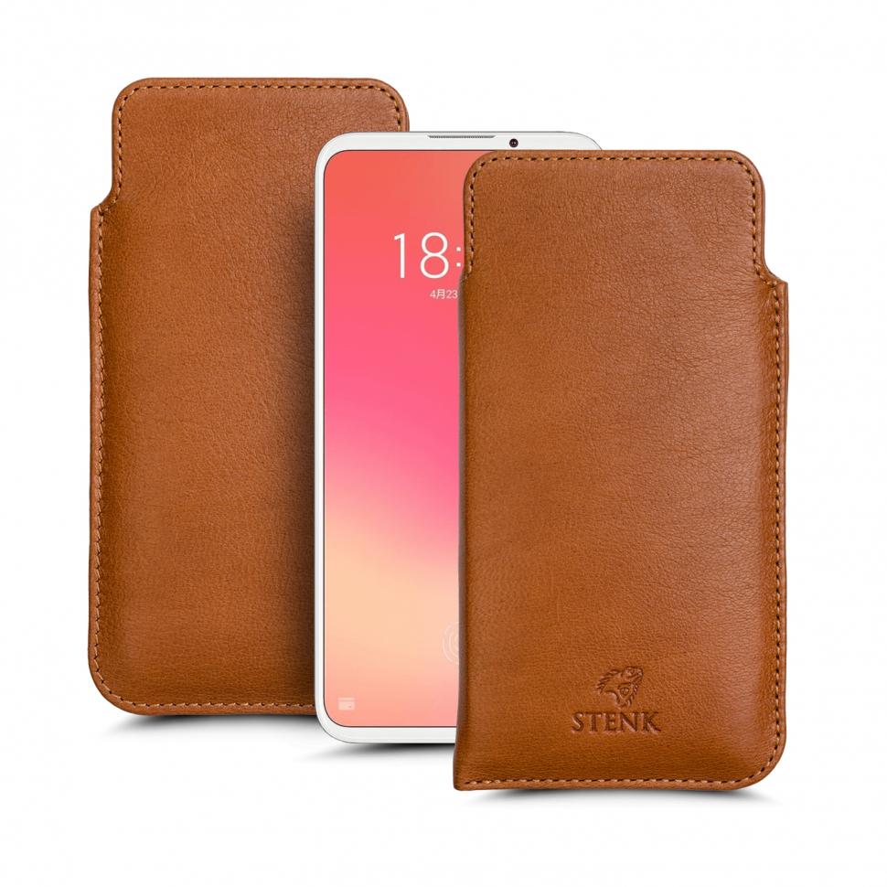 Футляр Stenk Elegance для Meizu 16Xs Коричневий (66029)