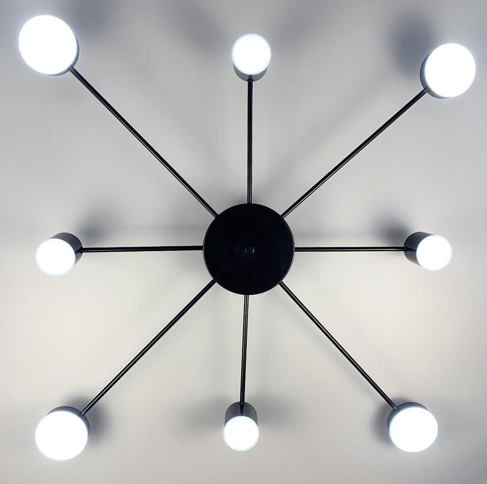 Светильник потолочный Led Черный (DE 34/8 BK)