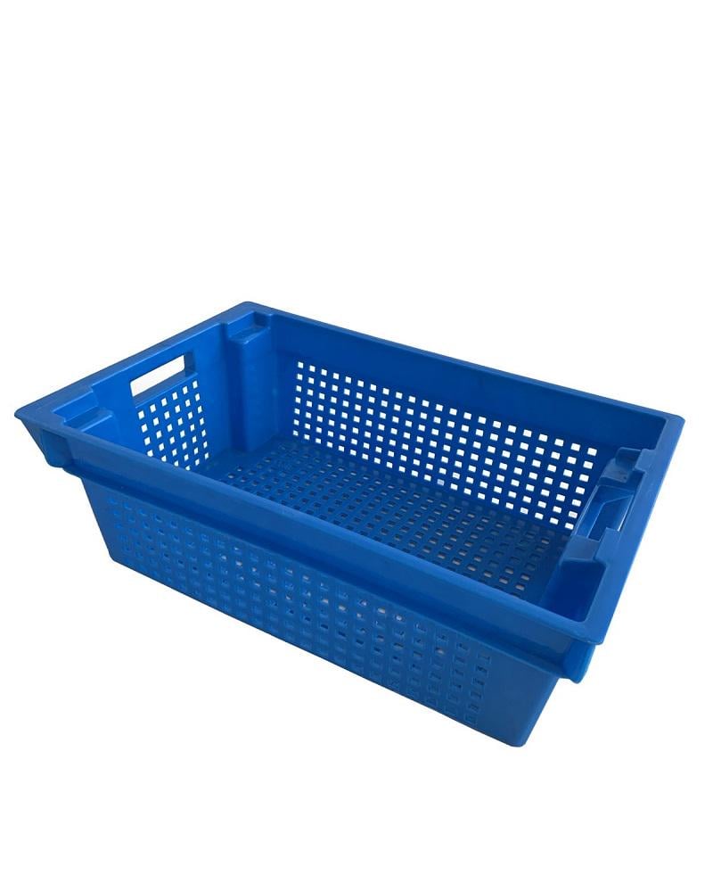 Ящик пластиковый перфорированный Skoba Plast 60x40x20 см Синий (12095)