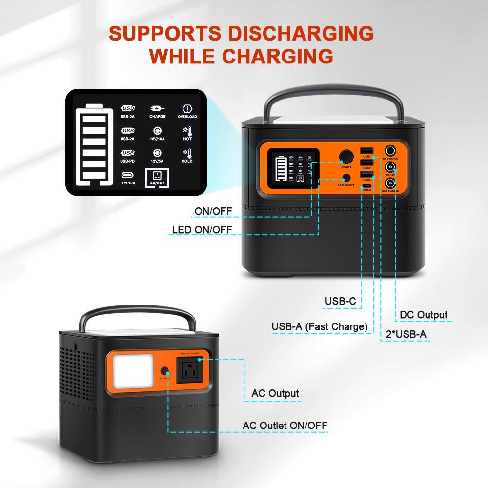 Портативна зарядна станція TIG FOX Portable 540 Wh живлення до 8 годин - фото 6