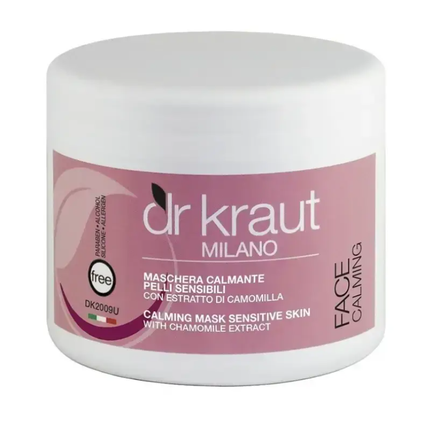 Маска успокаивающая для чувствительной кожи с экстрактом ромашки Dr. Kraut Calming mask 500 мл