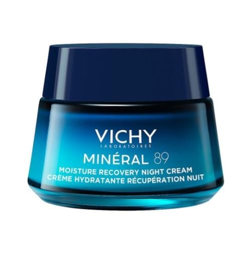 Крем для лица увлажняющий ночной Vichy Mineral 89 Night Cream для всех типов кожи с чистым мелатонином 50 мл (2816666280)