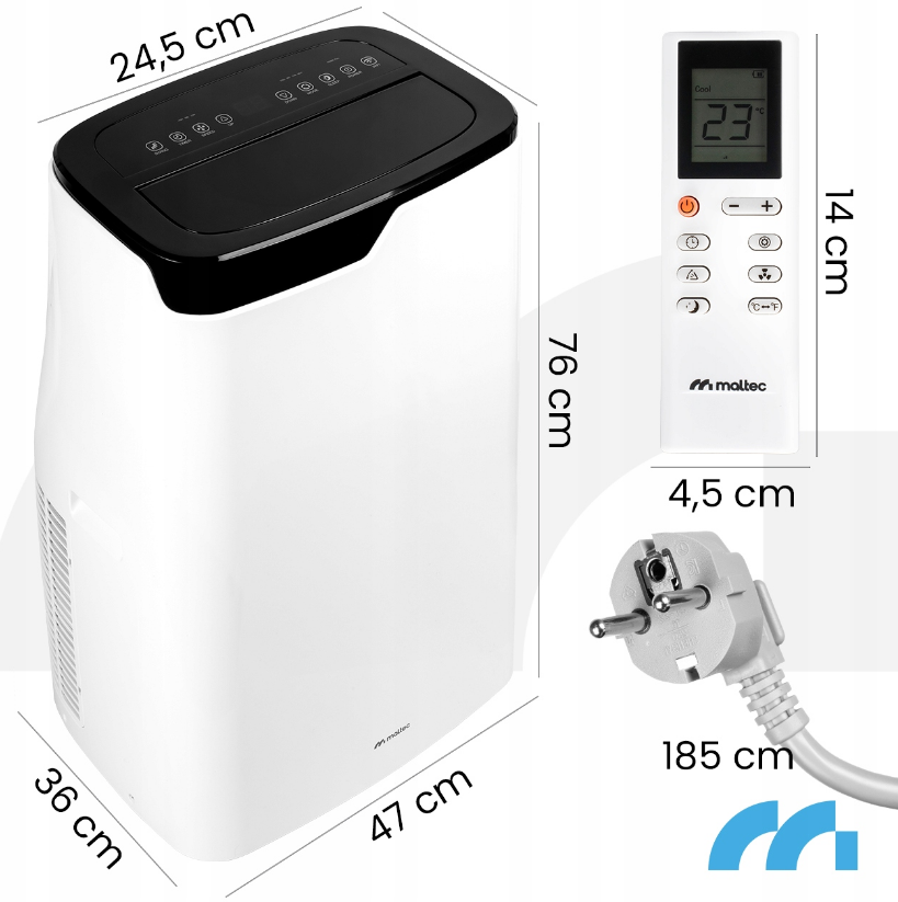 Кондиціонер підлоговий Maltec 4в1 4,7 квт 80 л (2643777543) - фото 4