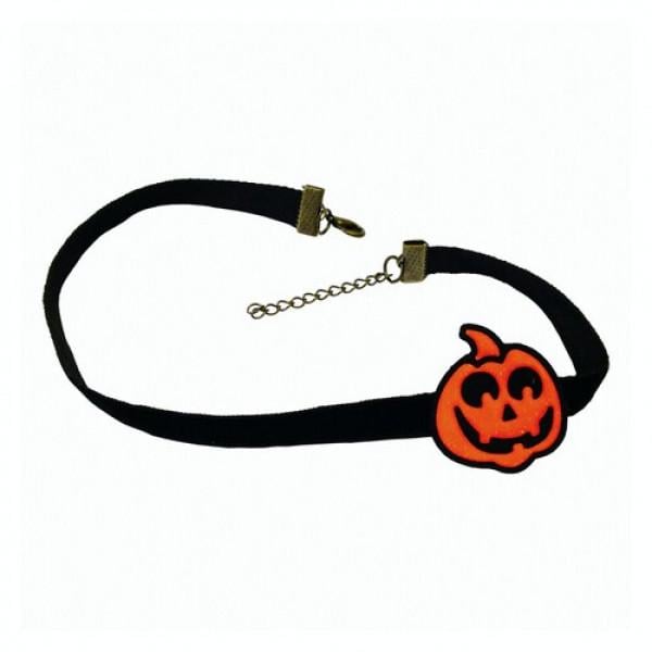 Декор для Хэлоуина Seta Чокер Тыква (17-800BLK-OR)