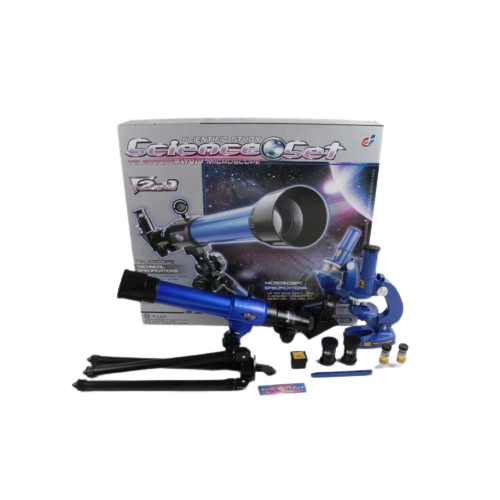 Детский набор Huada Toys C2110 телескоп и микроскоп 2в1 Детский набор Huada Toys C2110 телескоп и микроскоп 2в1