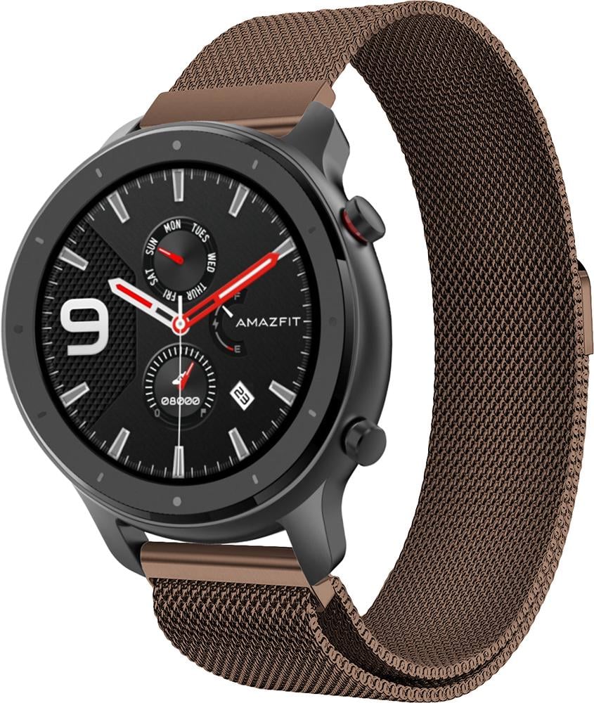 Ремешок Миланская петля Milano Amazfit GTR 47 мм Brown (19373)