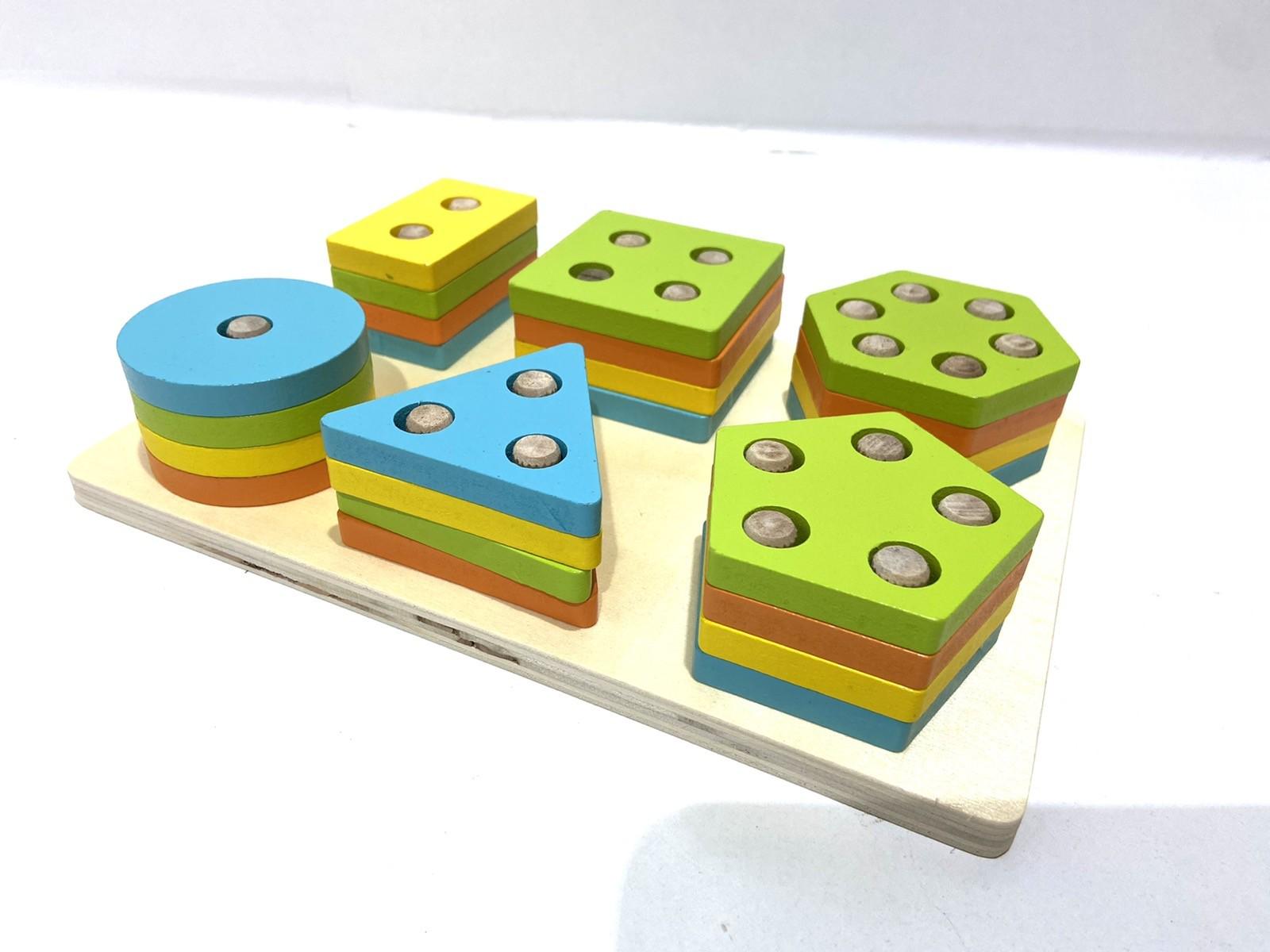 Геометрика Bambi MD 1718 дерево 24 детали (40478027)