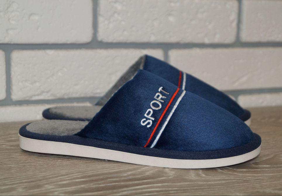 Тапочки комнатные подростковые Acorus р. 36/37 23 см Синий (31035-3637) Тапочки комнатные подростковые Acorus р. 36/37 23 см Синий (31035-3637)