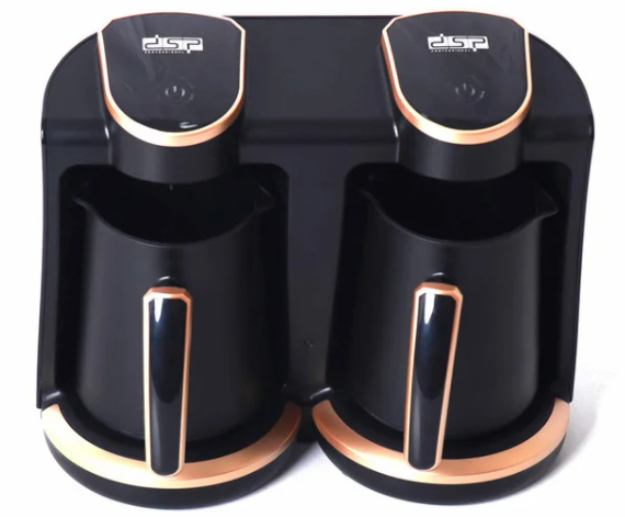 Кавоварка DSP KA-3049 електрична настільна 400 Вт крапельна 2 чашки Чорний