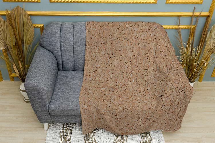 Плед Cork board Pattern плюш двухслойный 135х150 см (114052-2)