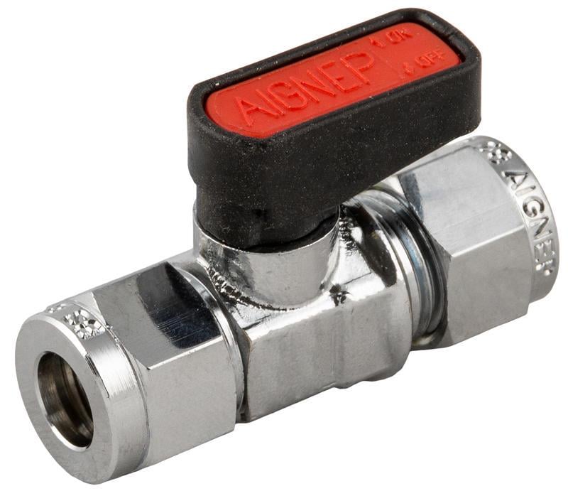 Кран шаровой AIGNEP 2GM450 трубка 8 мм (0645000003)