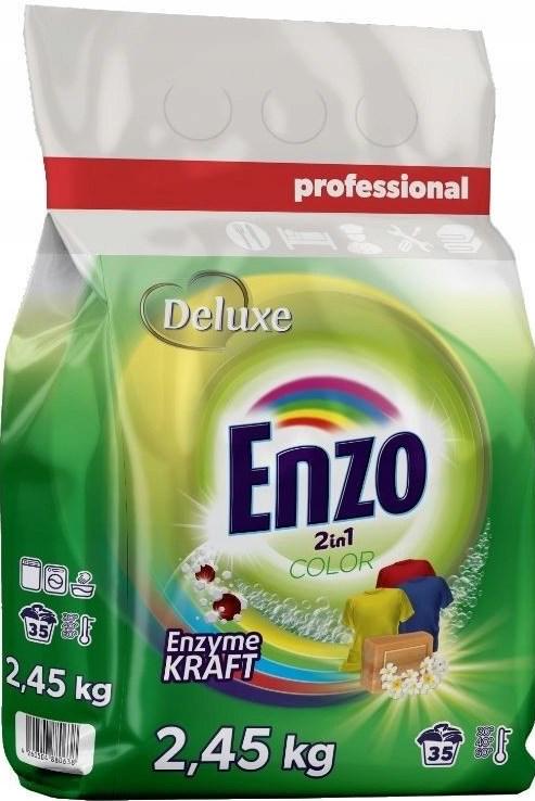 Пральний порошок Deluxe Enzo 2в1 Color 2,45 кг (17103) Пральний порошок Deluxe Enzo 2в1 Color 2,45 кг (17103)