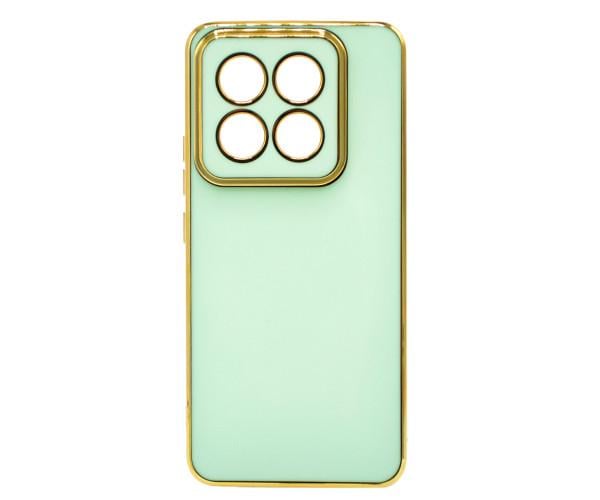 Чехол накладка Silicone Adds 6D для Xiaomi 14T Бирюзовый Чехол накладка Silicone Adds 6D для Xiaomi 14T Бирюзовый