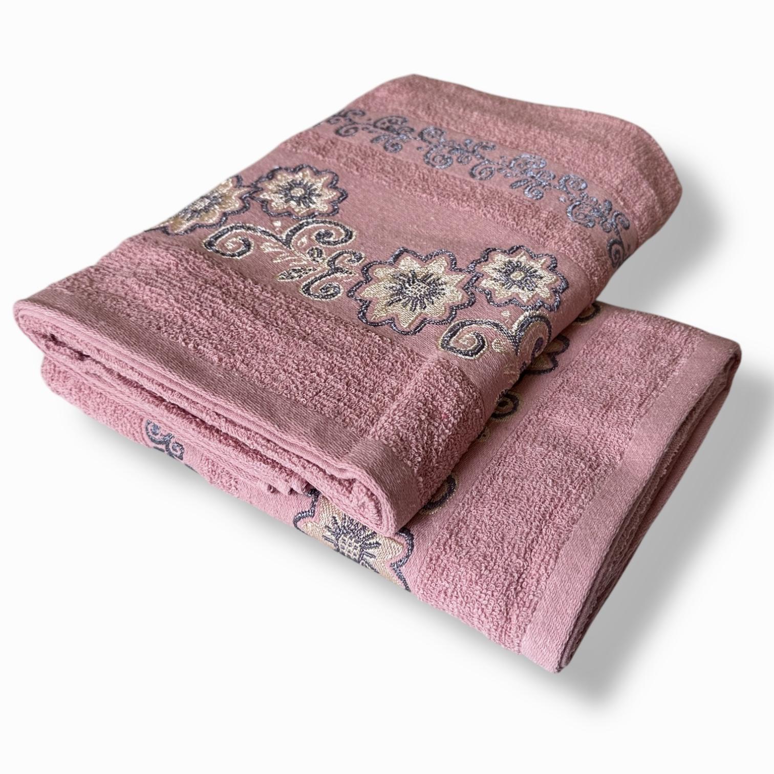 Полотенце махровое Malloory Home 70x140 см Розовый (95-385-3) - фото 2 Полотенце махровое Malloory Home 70x140 см Розовый (95-385-3) - фото 2