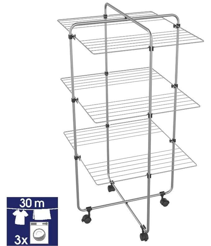 Сушилка для белья напольная Casa Si Viper 4 Grey (DAS302374) - фото 2