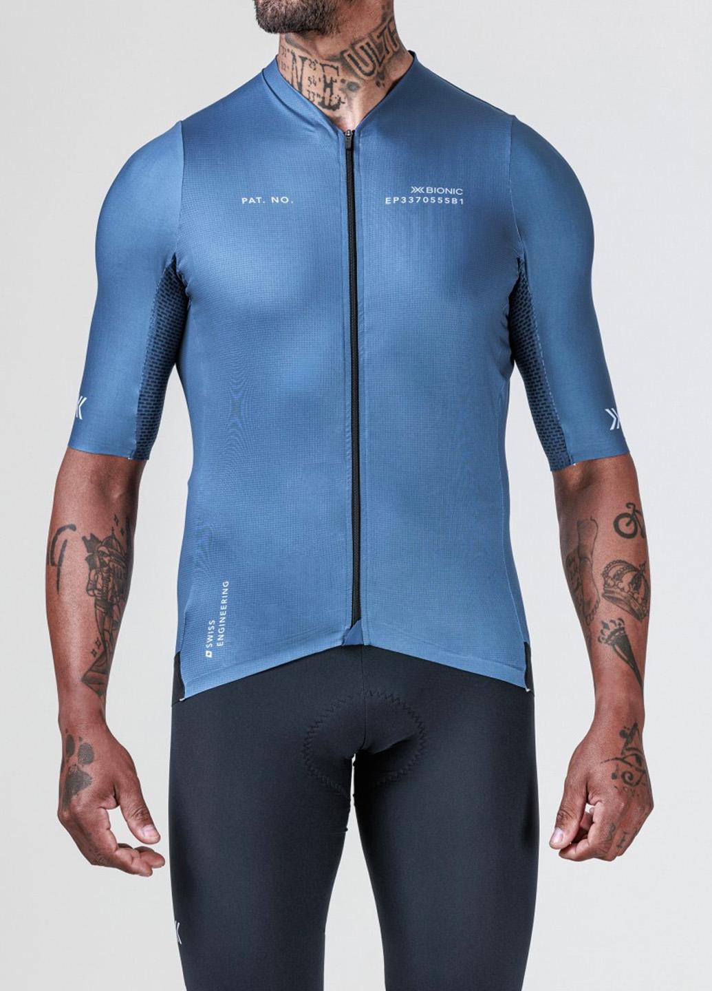 Велоджерсі чоловічі X-Bionic Corefusion Aero Jersey CF-BT28S23M-A013 L Mineral Blue (19127777)