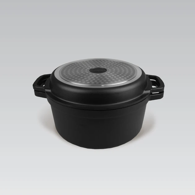 Кастрюля Maestro MR-4120 алюминиевая антипригарная крышка сковорода-гриль 2,55 л 20 см (2655200275)