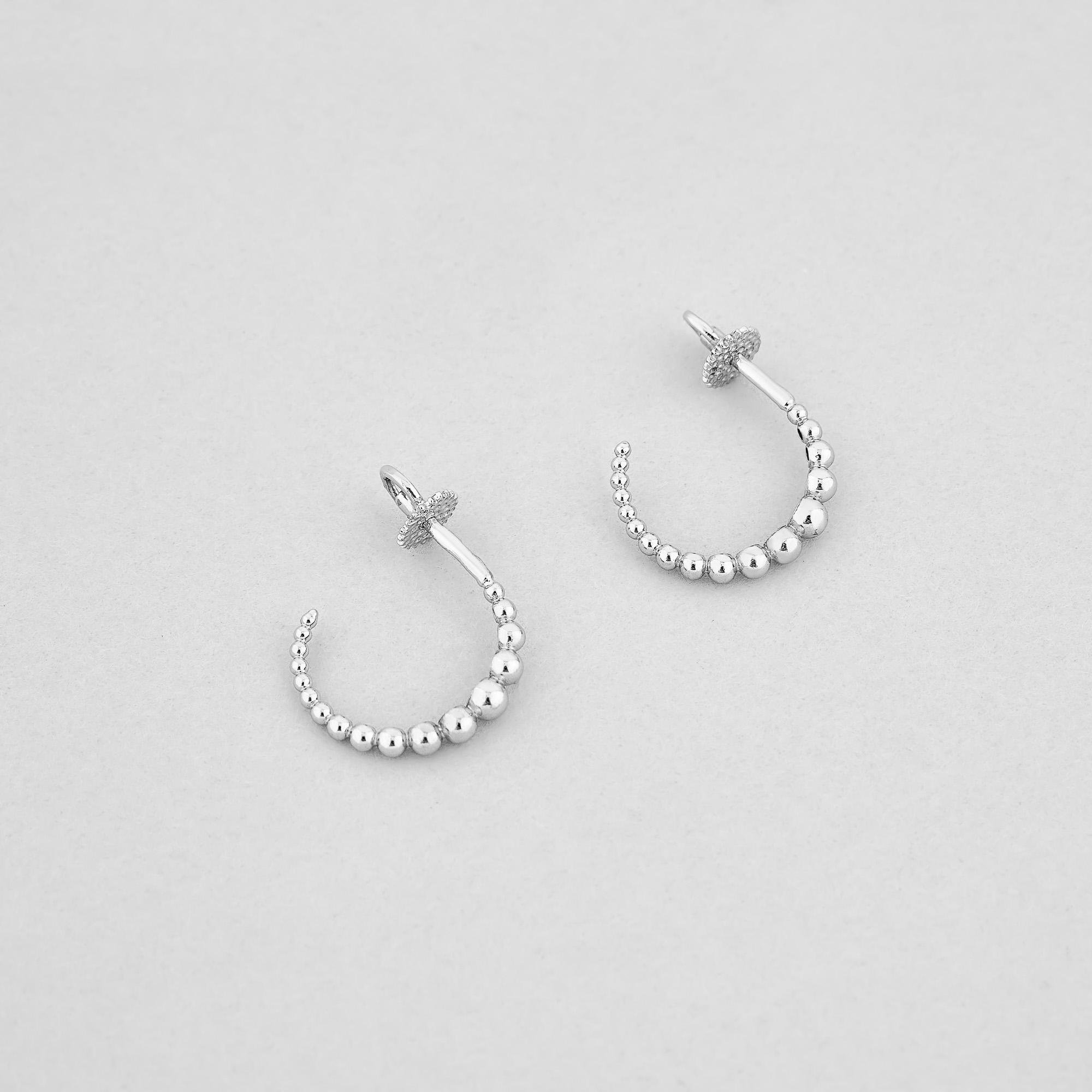 Золотые серьги Ласка (с303-б)