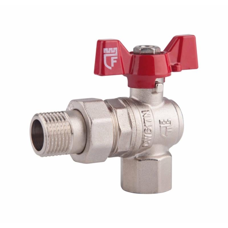 Кран шаровой SD Forte Американка 3/4" угловой (SD00017970)