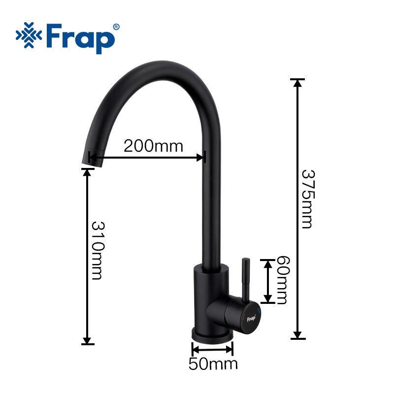 Змішувач для кухні Frap H899 F40899-4 Чорний - фото 3 Змішувач для кухні Frap H899 F40899-4 Чорний - фото 3