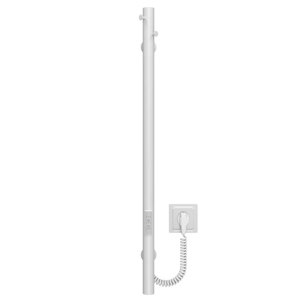 Полотенцесушитель электрический Deffi Chloe WD04 нержавеющая сталь 30x800 мм (C.MK.80.30.E.W.U.1)