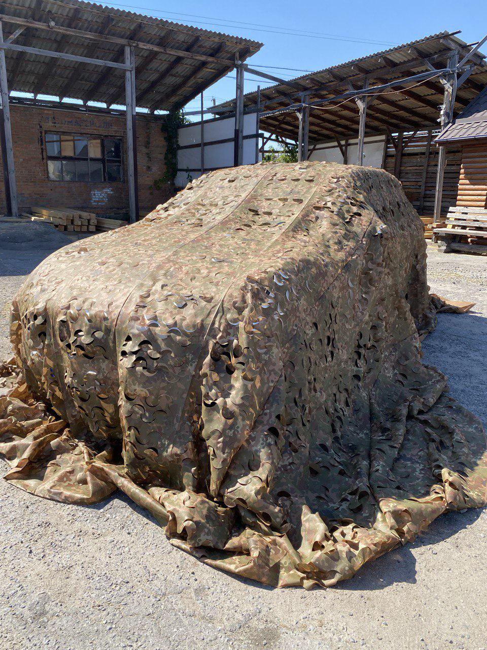 Маскировочная сетка Осень №3 8х12 м Коричневый с зеленым - фото 8 Маскировочная сетка Осень №3 8х12 м Коричневый с зеленым - фото 8