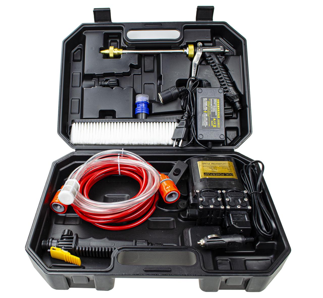 Автомийка портативна високого тиску AutoExpert CW-103 від прикурювача 12В або 220В мережі 9 л/хв 0,85 МПа (1697181149) Автомийка портативна високого тиску AutoExpert CW-103 від прикурювача 12В або 220В мережі 9 л/хв 0,85 МПа (1697181149)