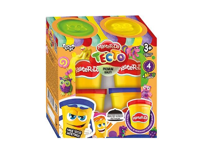 Тесто для лепки Danko Toys 4 баночки по 50 г (TMDB-01-03U)