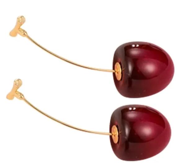 Сережки вишеньки Червоний (1548377962)