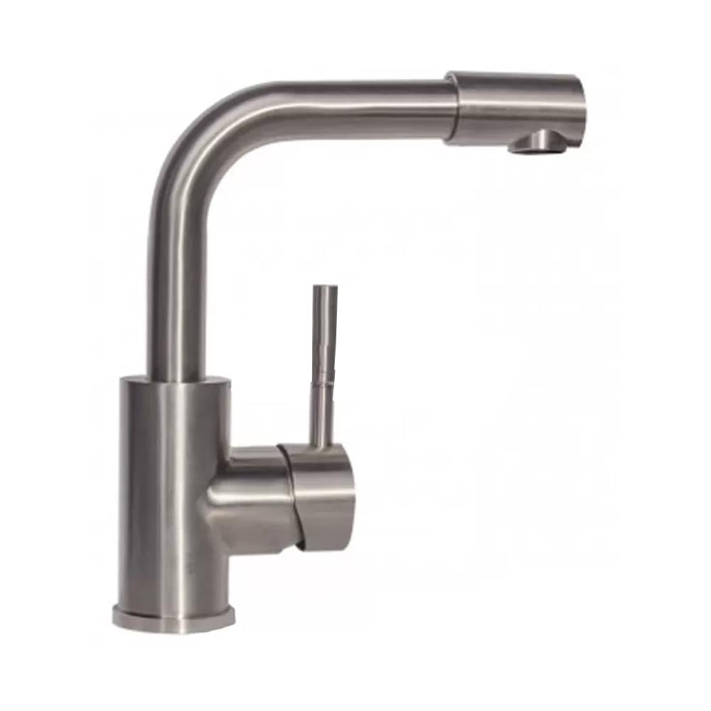 Змішувач для умивальника одноважільний нержавіючий Gerts G6103 NOVA (314377)