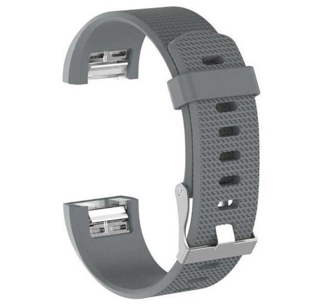 Силиконовый ремешок Primolux для фитнес браслета Fitbit Charge 2 S Grey (1100111357)
