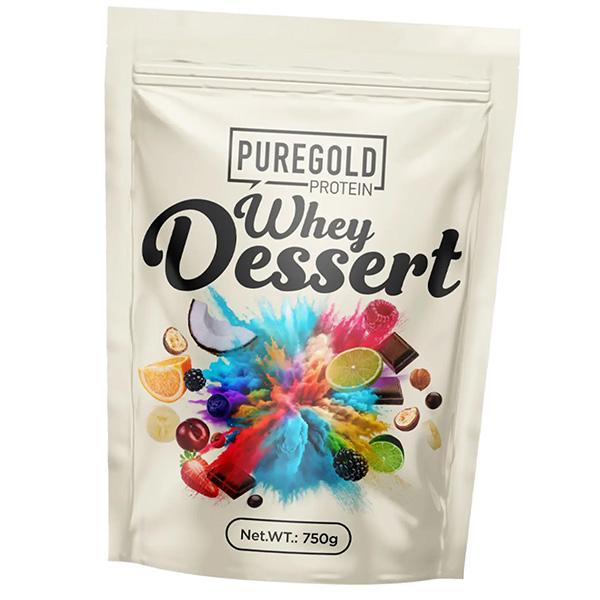 Десерт на основе многокомпонентного белка Whey Dessert Pure Gold 750 г Клубничный йогурт (29618003)