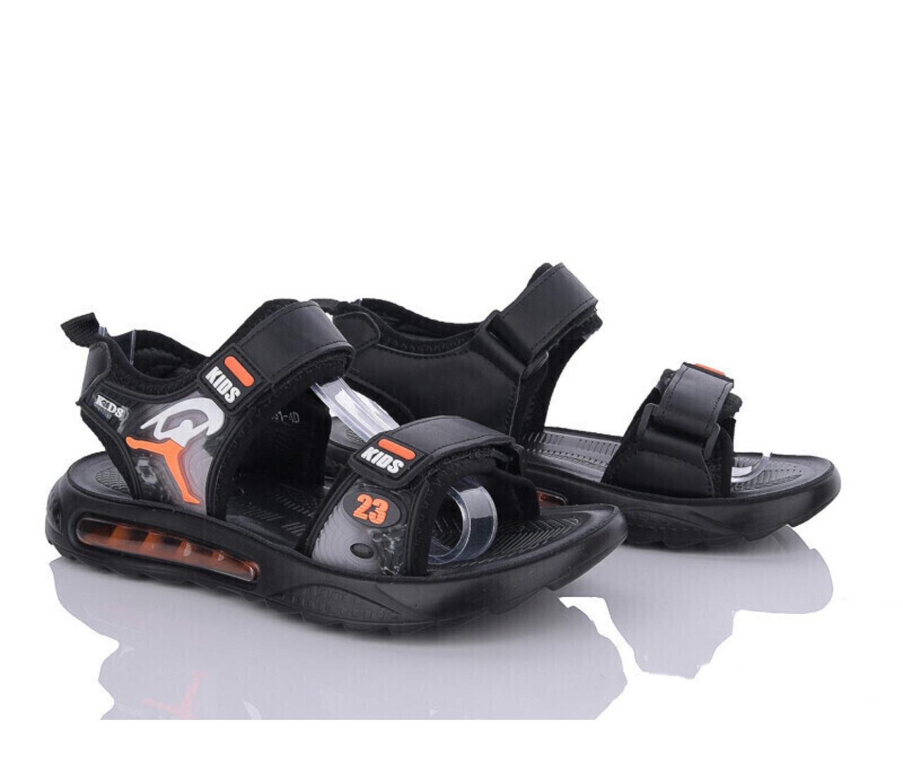 Сандалі для хлопчиків Kimboo GG2461-4d/39 р. 39 Чорний