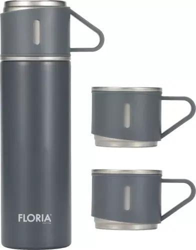 Термос дорожный Floria 500 мл с 3 чашками (04140)