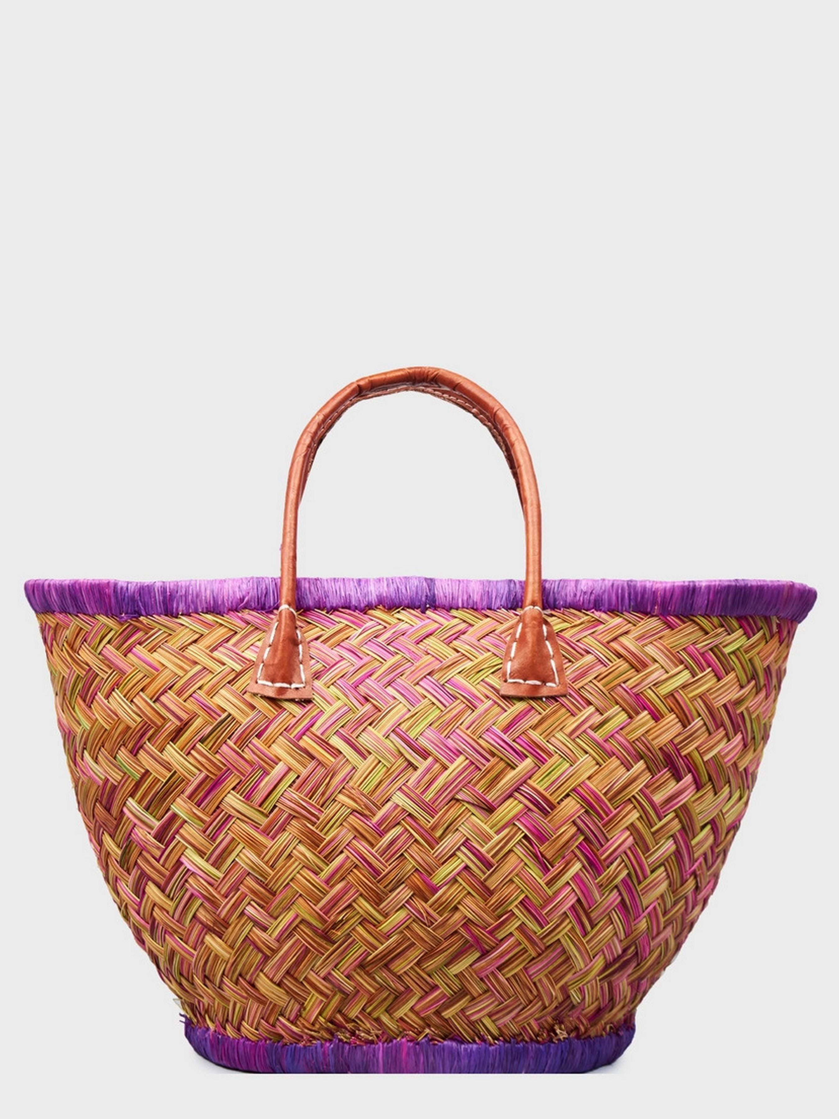 Сумка пляжна LE COMTOUR DE LA PLAGE Aravola Round 729 Фіолетовий