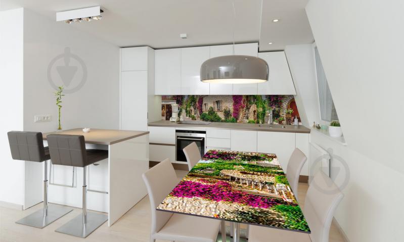 Наклейка виниловая на стол Zatarga «Зеленые улицы Прованса» 600х1200 мм Z180663st Наклейка виниловая на стол Zatarga «Зеленые улицы Прованса» 600х1200 мм Z180663st