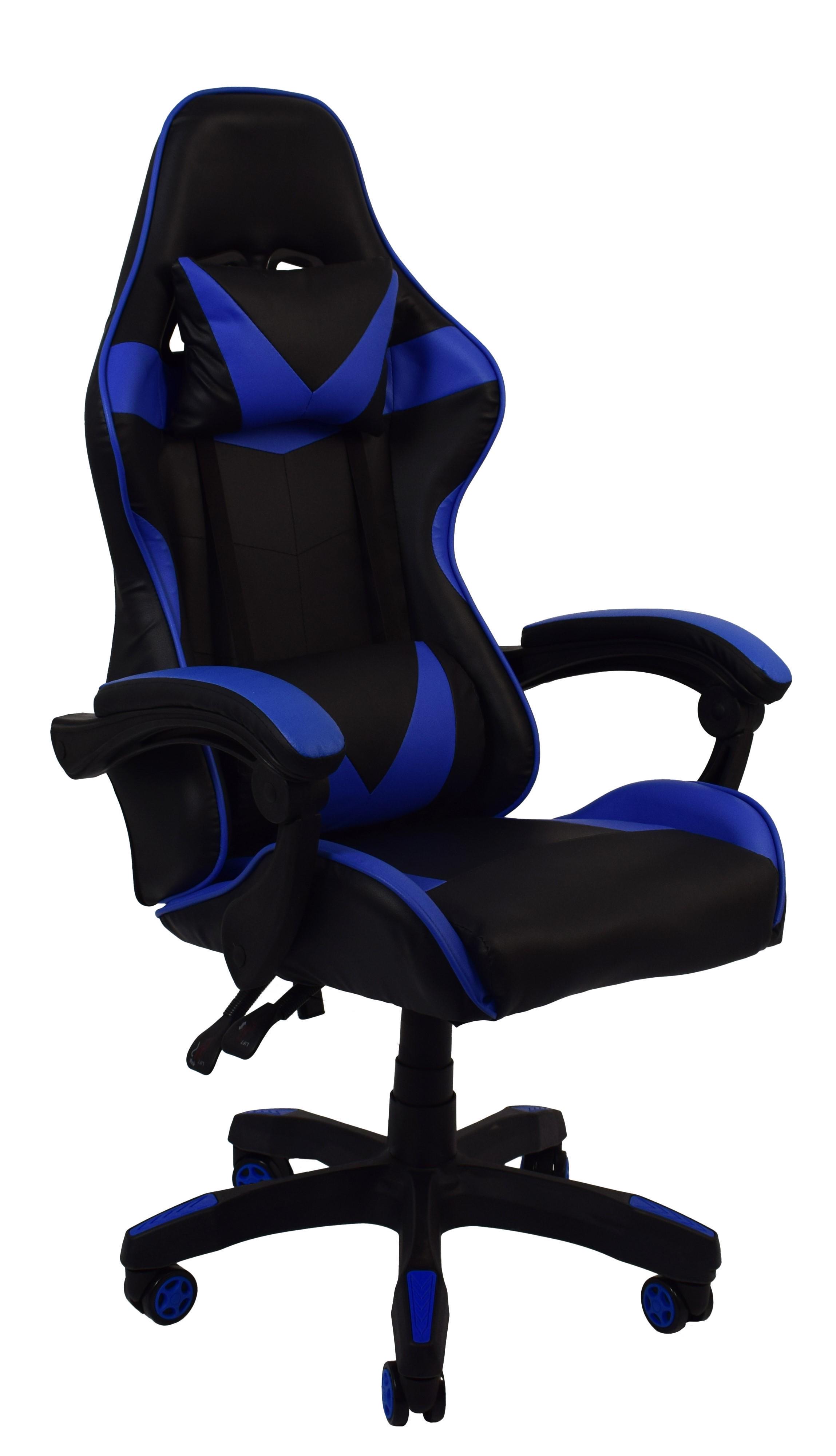 Кресло офисное компьютерное Bonro B-810 Синий (3544) - фото 15 Кресло офисное компьютерное Bonro B-810 Синий (3544) - фото 15