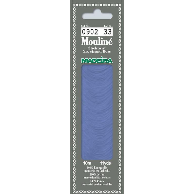Нитки мулине Madeira 0902 Mouline Фиолетово-голубой
