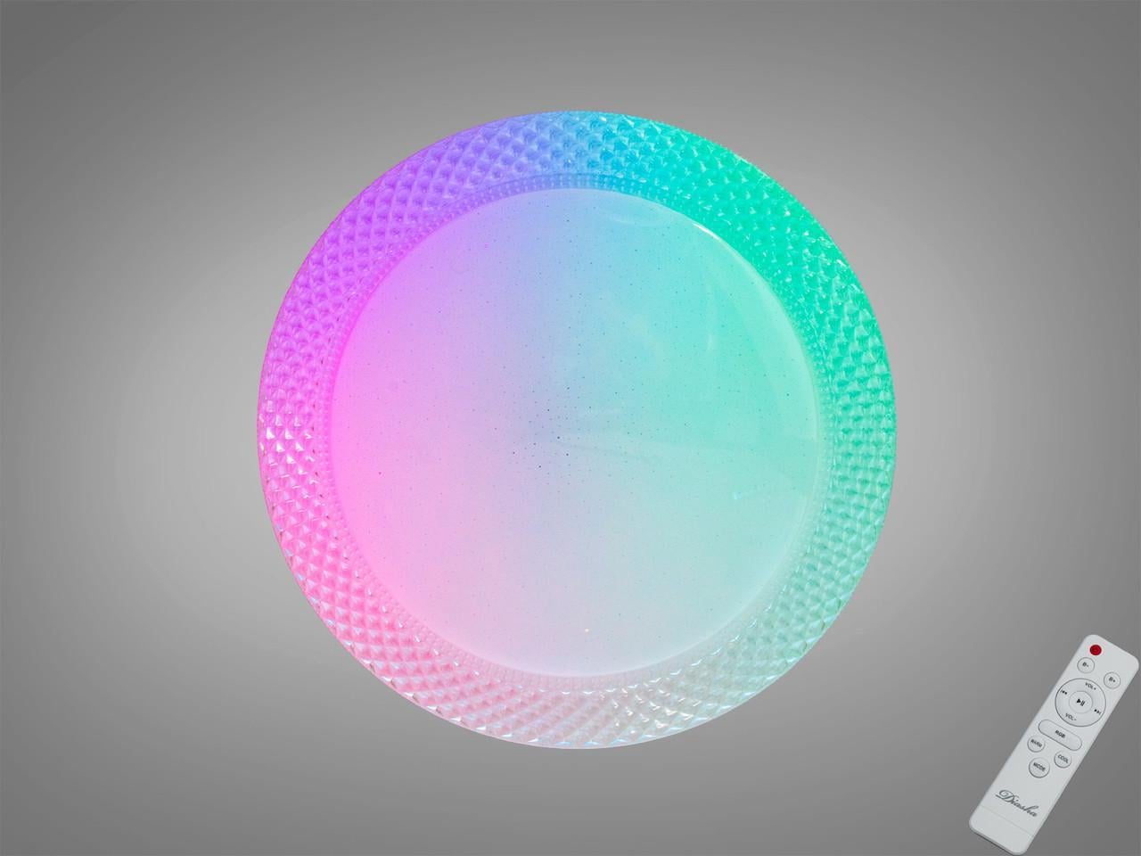 Смарт-люстра светодиодная RGB 80В 15 м2 Белый (2989250474)