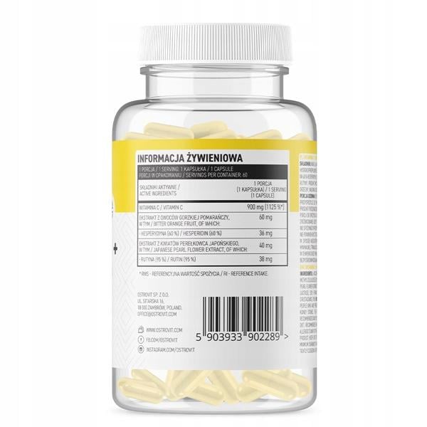 Вітаміни Ostrovit Vitamin C Hesperidin Rutin 60 caps - фото 2