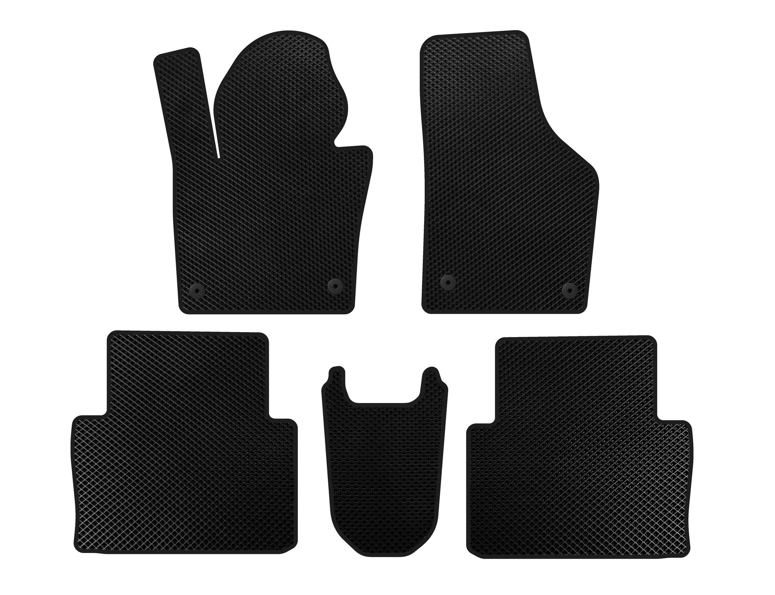 Коврики EVA Digital Designs для Seat Alhambra 2010- гг. этилвинилацетат Черный
