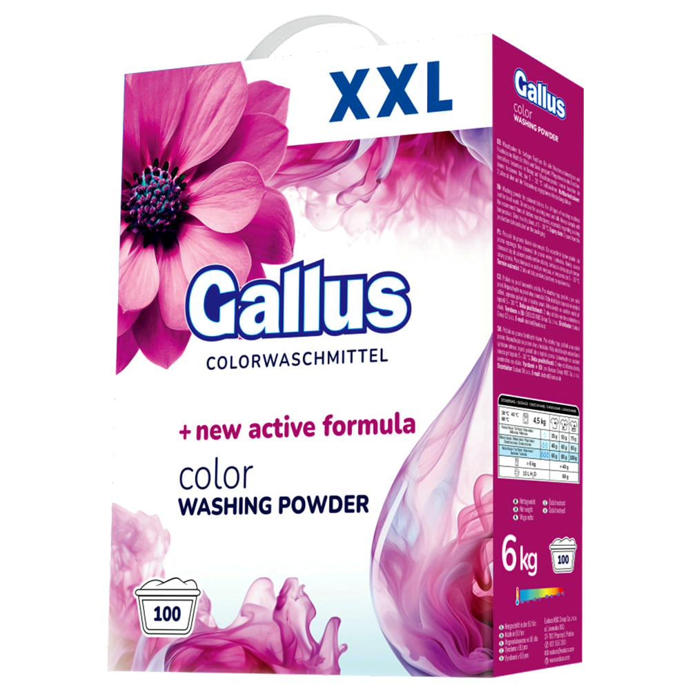 Порошок концентрат для стирки цветной одежды Gallus Colorwoschmittel XXL 6 кг 100 циклов стирки (303965) Порошок концентрат для стирки цветной одежды Gallus Colorwoschmittel XXL 6 кг 100 циклов стирки (303965)