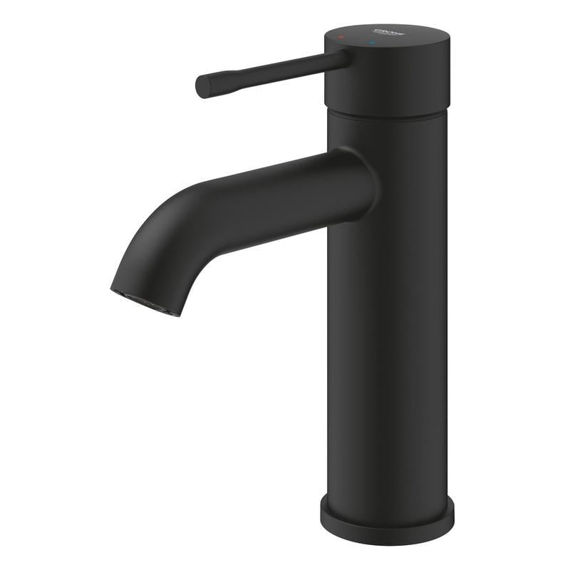 Смеситель для умывальника Grohe однорычажный для раковины S Essence Черный матовый