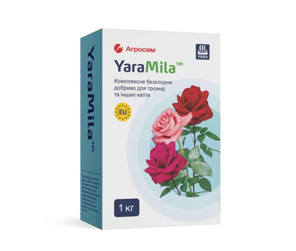 Удобрение комплексное бесхлорное Yara Mila для роз и цветов 1 кг (482019608)