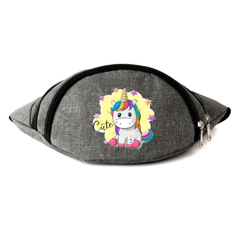 Поясная сумка-бананка Cappuchino toys Unicorn EDN 0030 Серый (1369989310) Поясная сумка-бананка Cappuchino toys Unicorn EDN 0030 Серый (1369989310)