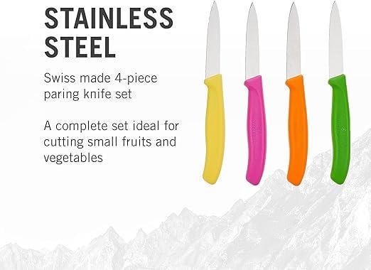 Набір ножів для чищення овочів та фруктів 4 шт. - фото 4 Набір ножів для чищення овочів та фруктів 4 шт. - фото 4