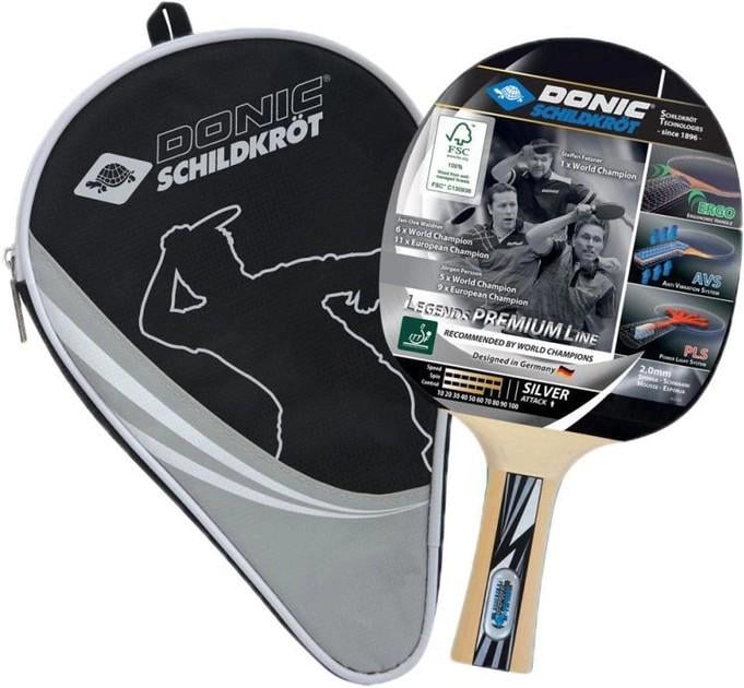 Набір для пінг-понгу Donic Legends Silver (754430)