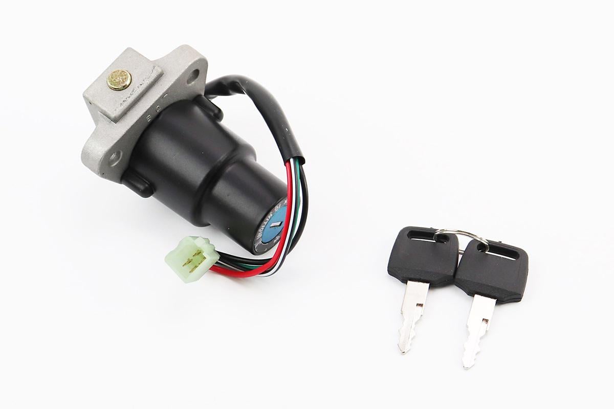 Замок зажигания к мотоциклу Viper-Zongshen 4 контакты с разъемом и ключами (V200R)